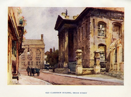 イギリス　Old Clarendon Building, Broad Streetの風景を掲載しています。