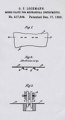 Symphonions　1894年に掲載の特許に関する図面